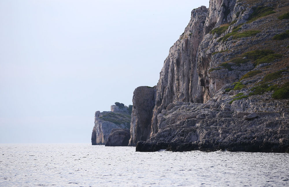 Archipelago Tours Blog and Tips: Carved by the elements - photo of the cliffs in Kornati archipelago