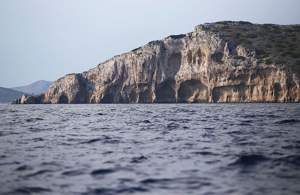 Archipelago Tours Blog and Tips: Carved by the elements - photo of one of the cliffs in Kornati archipelago